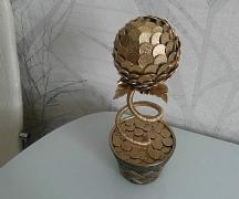 Crafts from coins: metal creativity (20 photos)