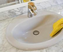 Kako očistiti keramički sudoper od prljavštine